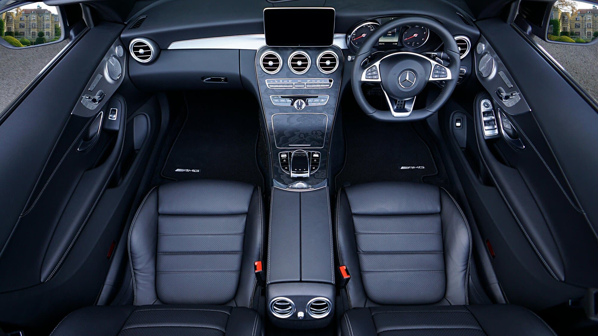 Inside a Peace Autos car